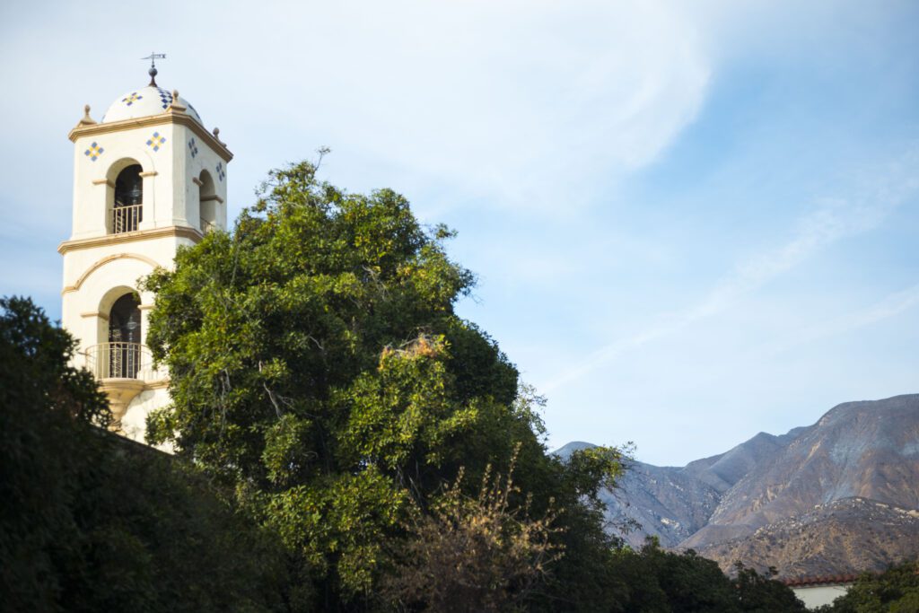 Bell tower in downtown Ojai
