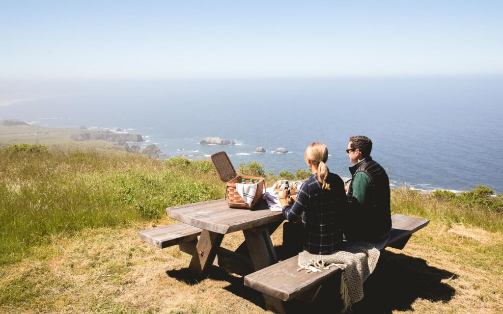 Coastal picnic at Inn at Newport Ranch