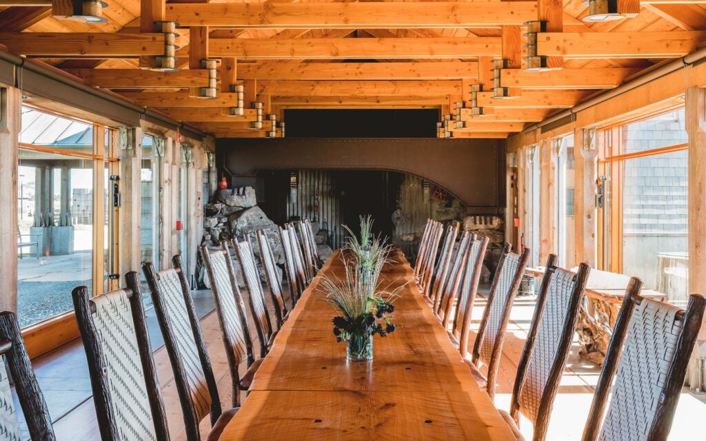 Dining room at The Inn at Newport Ranch