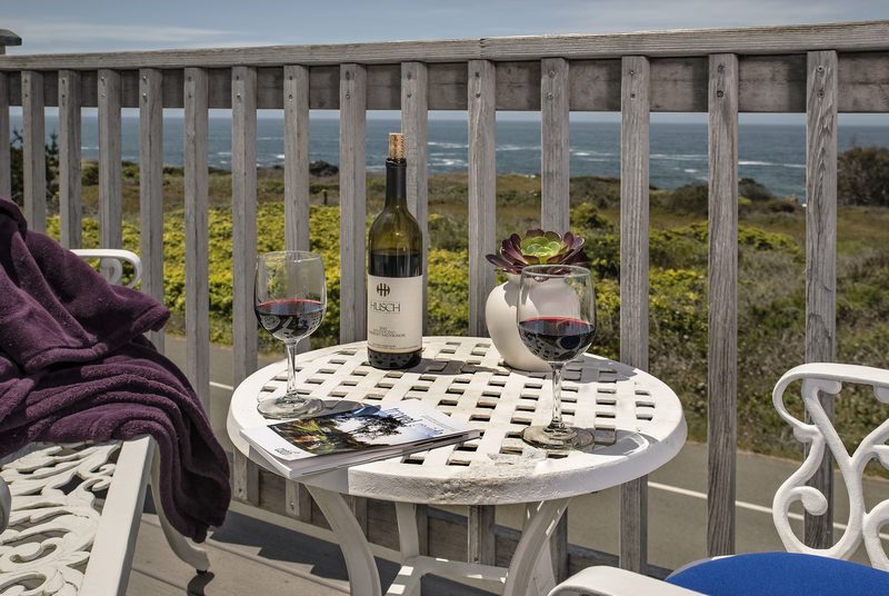 Views from the deck of the Rose Room at the Westport Hotel