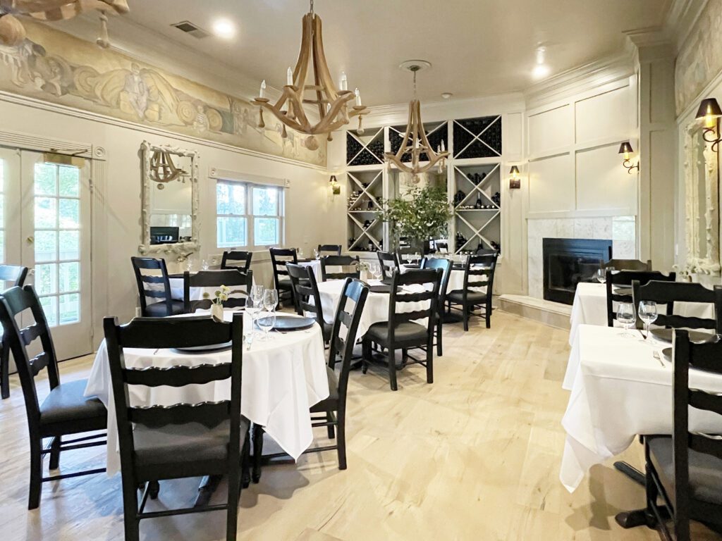 Main dining room of the Farmhouse Restaurant