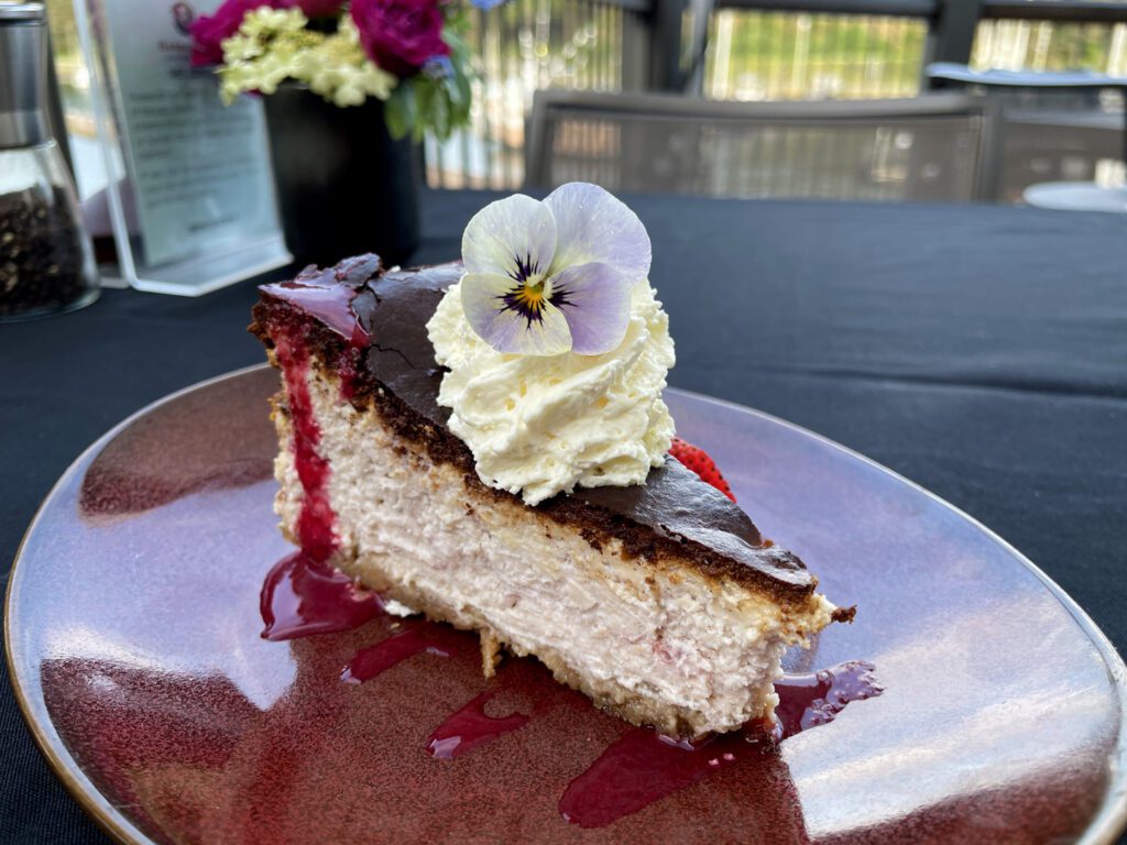 Cheesecake from the Harborview Bistro & Bar
