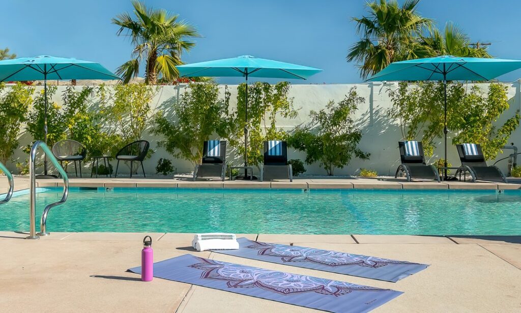 The pool at Onsen Hotel and Spa