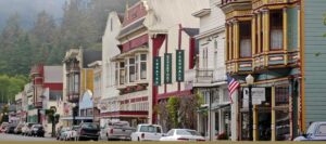 Victorian buildings in Ferndale