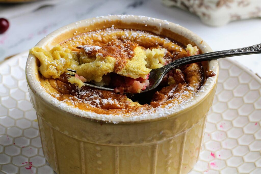 Apple Cranberry Puffed Pancake