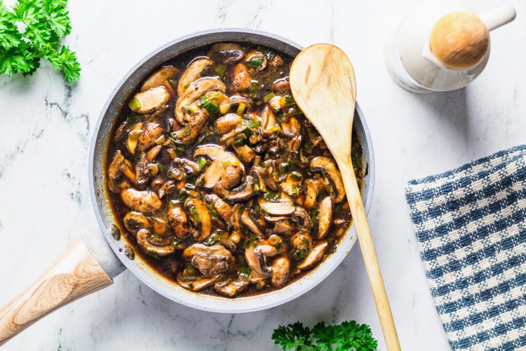 Sauteed mushrooms