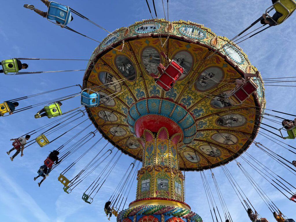 Sea Swings at the Santa Cruz Beach Boardwalk