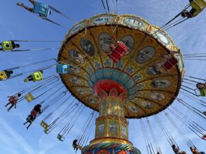 Sea Swings at the Santa Cruz Beach Boardwalk