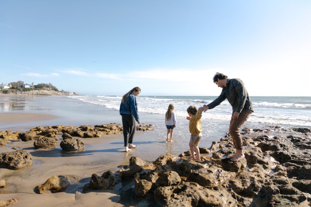 Santa Maria's Beach in the Live Oak neighborhood of Santa Cruz