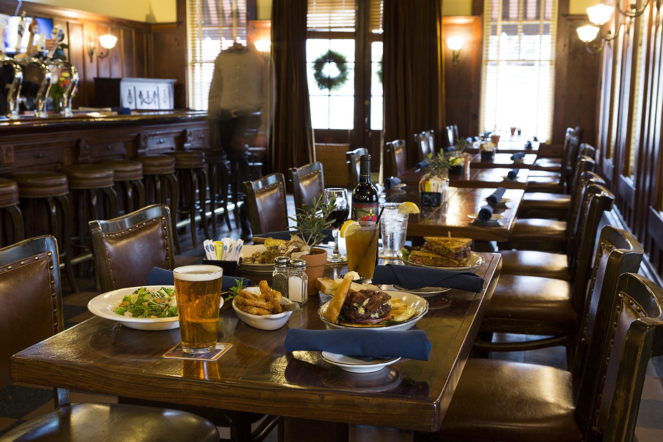 Interior of the Blue Wing Saloon & Restaurant