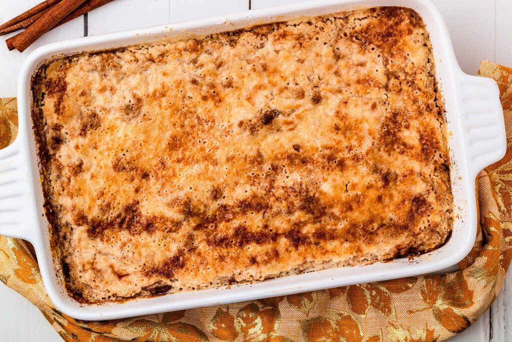 Baked dessert