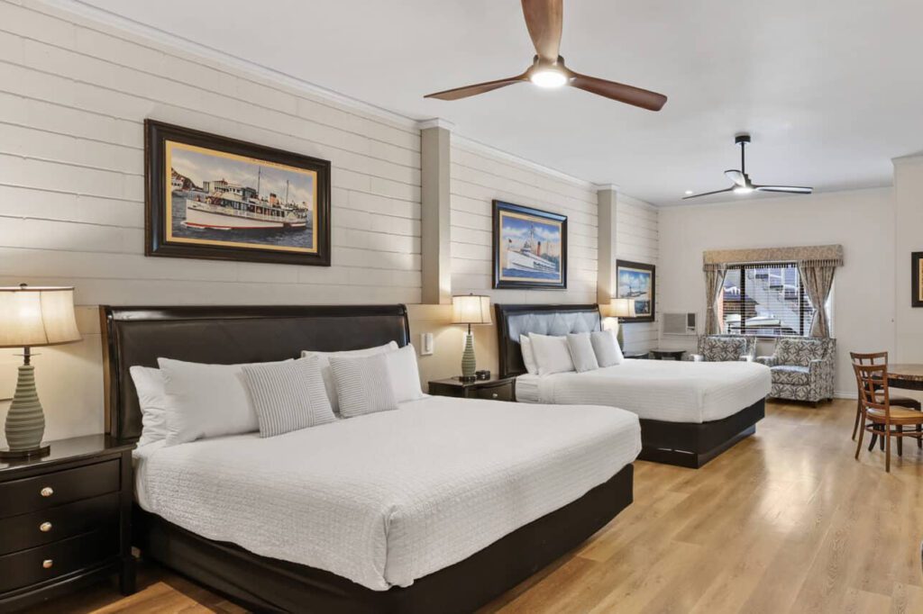 Guest room at Catalina Courtyard Suites