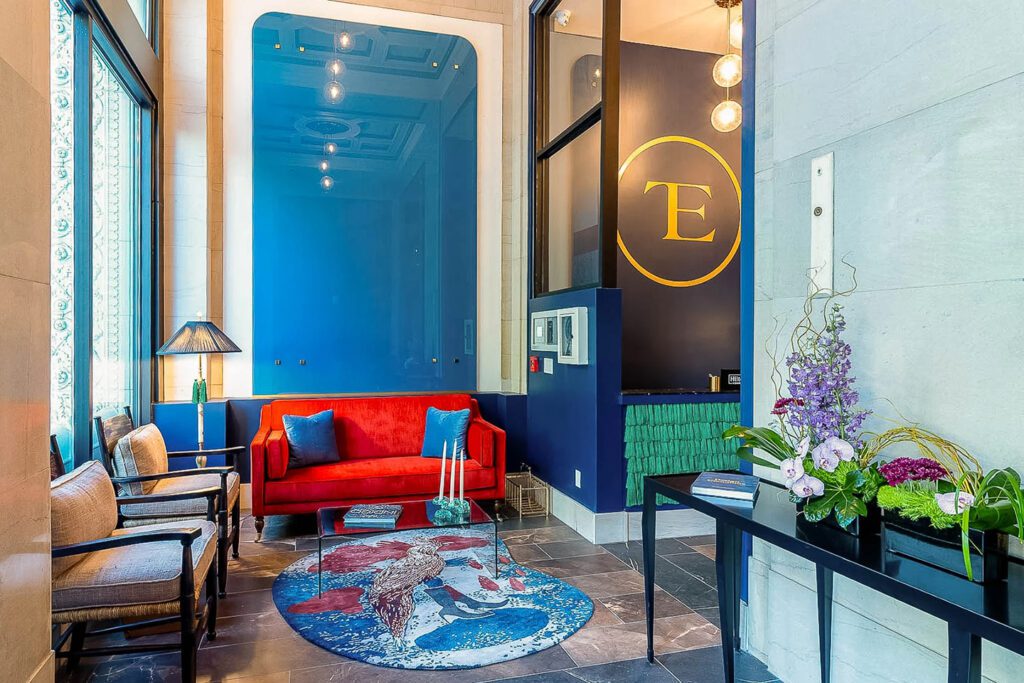 Lobby of The Exchange Sacramento